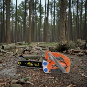 Professional 12-Inch Petrol Chainsaw Industrial-Grade 2-Stroke for Home & Garden Lightest Wood Cutting Chainsaw