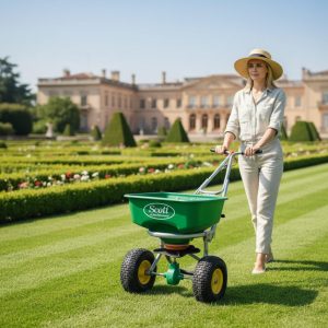 High Quality DIY Lightweight Hand-Push Sand-Sprinkling Fertilizer Garden Grass Seed Sowing Tool; Home-Use Small Garden M
