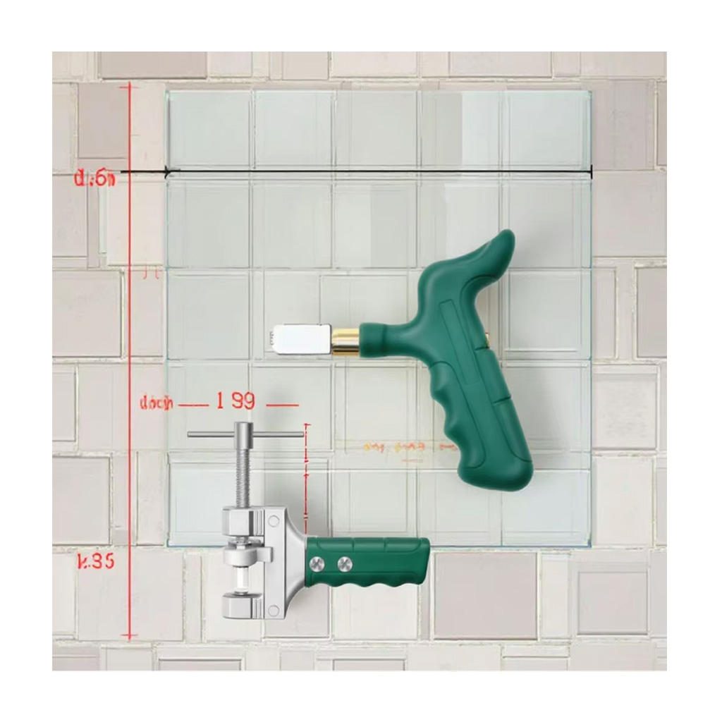 Industrial Quality Open Wall Glazed Tiles Pliers High-Precision Diamond Glass Cutter Hand-Held Building Cutting Tools