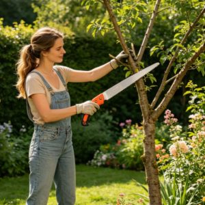 High Quality SK5 Special Steel Manual Pruning Saw Convenient Home Garden Tools for Wood Care Handsaw Hand Shears for Gar