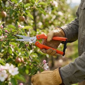 Wholesale Price Orchard Manual Hedge Pruning Hand Shears High-grade Carbon Steel Blade Red Silver Hot Sale Garden Use Ap