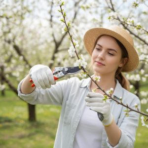 Hot Sale Orchard Manual Pruning Scissors & Secateurs Grapes Branch Hand Shears High-grade Blade Steel for Plant Pruning