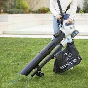 Lingzhifengrui High Quality Plastic Lithium Electric Leaf Snow Blower Shredder Function Outdoor Household Use Lightweigh