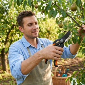 Gardening Pruning Shears Flower Arranging/Fruit Picking Scissors Plastic DIY Lightweight High Carbon Steel Blade Garden