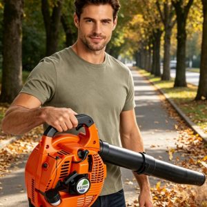 Industrial Grade Cordless Backpack Leaf Blower Petrol Gasoline Fire Extinguisher Dryer Plastic Brushed Motor EB-260 Snow