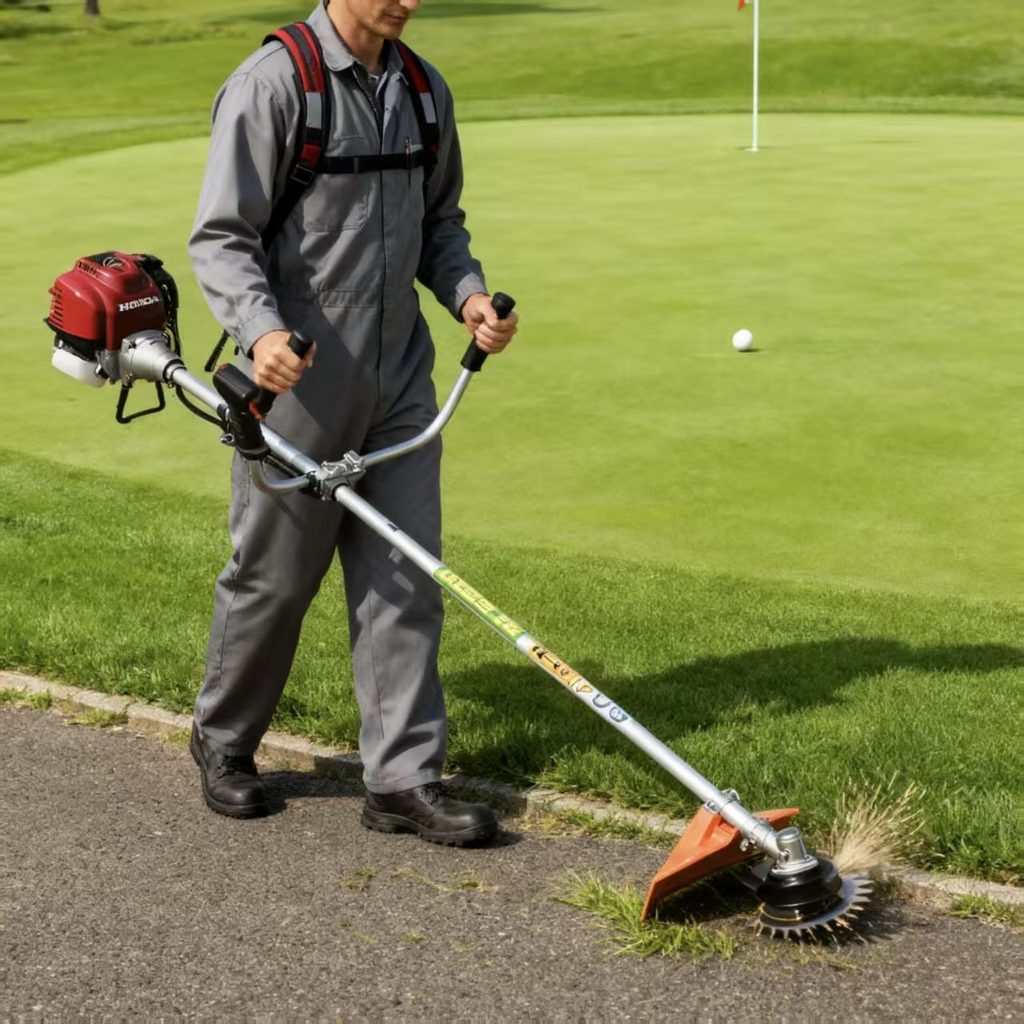 High-Horsepower Eco-Friendly Industrial Petrol Four-Stroke String Trimmer Brushless Motor Portable Knapsack Design Lawn