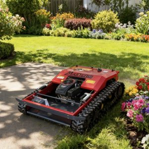 Industrial Grade 16HP Petrol/Gasoline Remote Control Robot Lawn Mower with Cylinder Blade 1000m Range for Large Areas Go