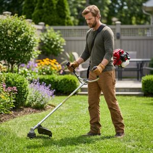Industrial Grade Cordless String Trimmer 2-Stroke Petrol Garden Lawn Mower Anti-Vibration Brush Cutter Gardening Tools