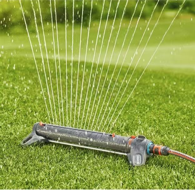 Large Rectangular Garden Sprinkler Multi-Angle Adjustment Efficient Plastic Irrigation Tool Adjustable Range Garden Irri