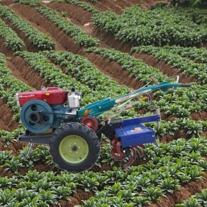 LINGZHIFENGRUI LZ-18HP Handheld Diesel-Powered Agricultural Microcultivator Rotary Tiller 50CC Engine 100cm Working Widt