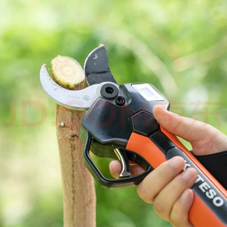Hot Sale Professional Lithium Battery Electric Pruning Shears Carbon Steel Blade 40mm Port Size Portable Effortless Hand