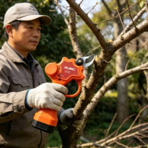 High Efficiency 15mm Electric Garden Tools Pruning Hand Shears Scissors Hand Branch Trimmer for Grape Fruit & Tree Branc