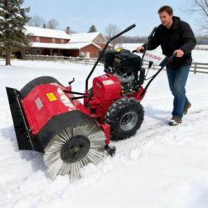 13HP Flexible Special Engine Snow Sweeper Broom Small Household Multi-Purpose Outdoor Patio for Alpine Areas Snow Sweepe