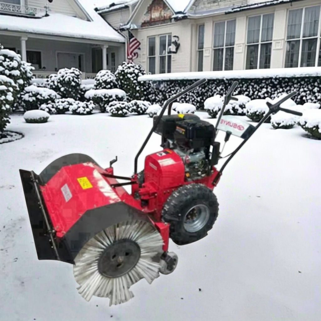 Hot Sale 13HP Small Efficient Snowplow & Patio Snow Sweeper Loader for Clearing Snow From Patios Outdoor & Patio Brooms