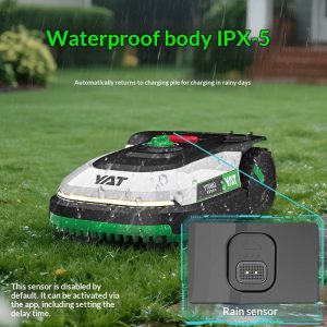 Smart Industrial Grade Robot Lawn Mower Electric Brushless Motor 600m Fully Automatic Intelligent Control 18cm Cutting L